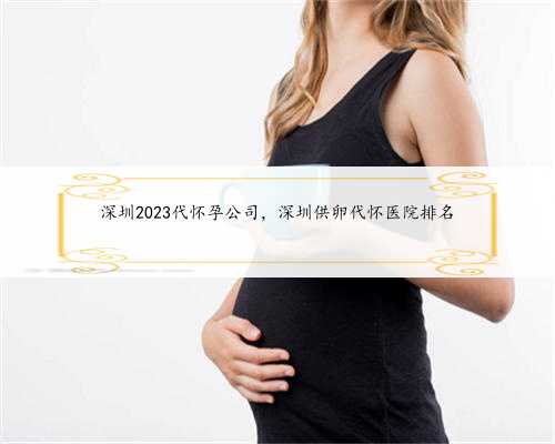 深圳2023代怀孕
